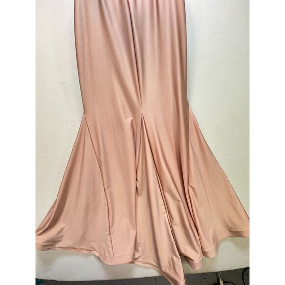 Cynthia & Sahar Women's Bridesmaid Maxi Dress Side Slit Size XS Pink Sleeveless - Picture 14 of 16